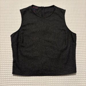 Ralph Lauren Sleeveless Cropped Wool Blend‎ Sleeveless Top